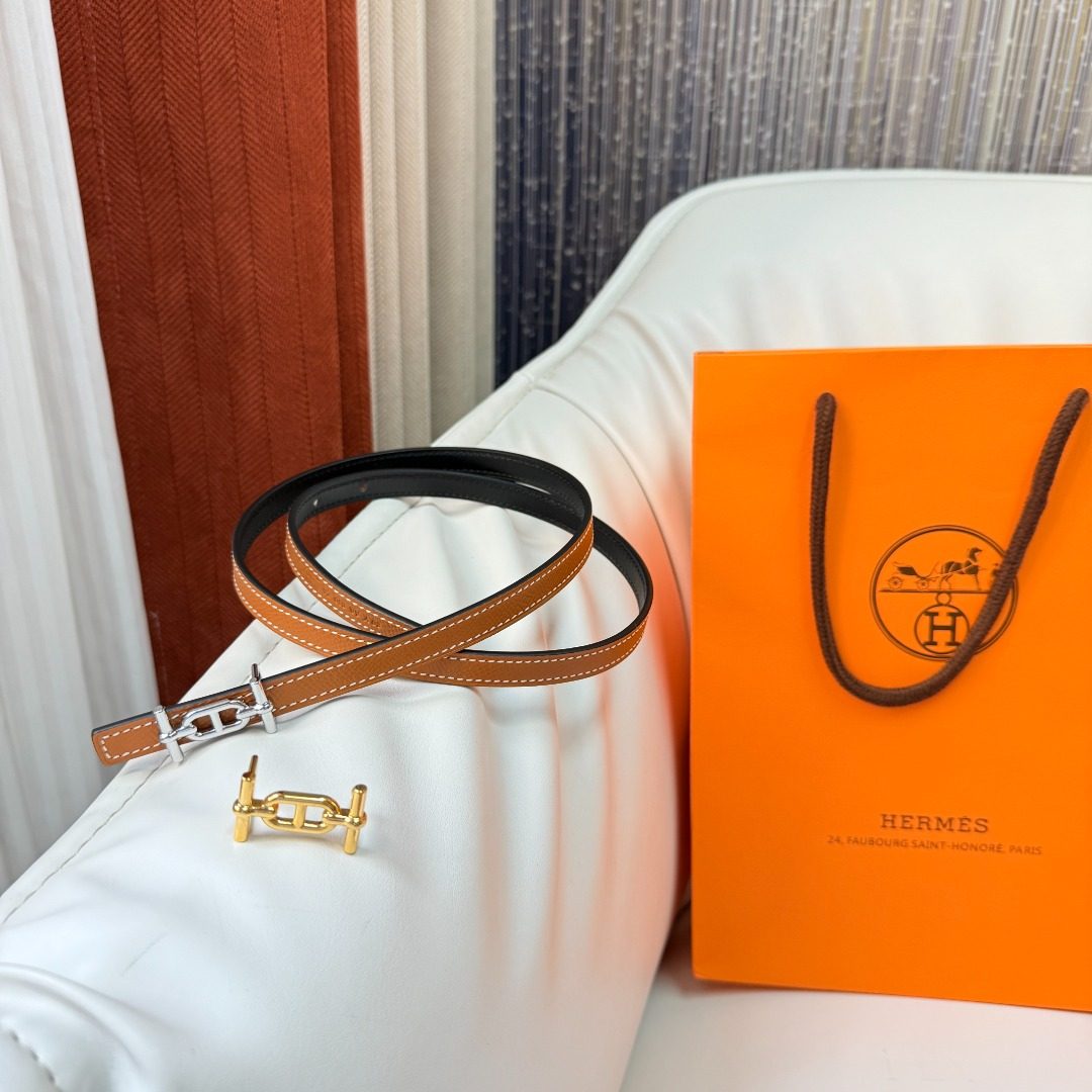 Hermès Reversible Leather Belt