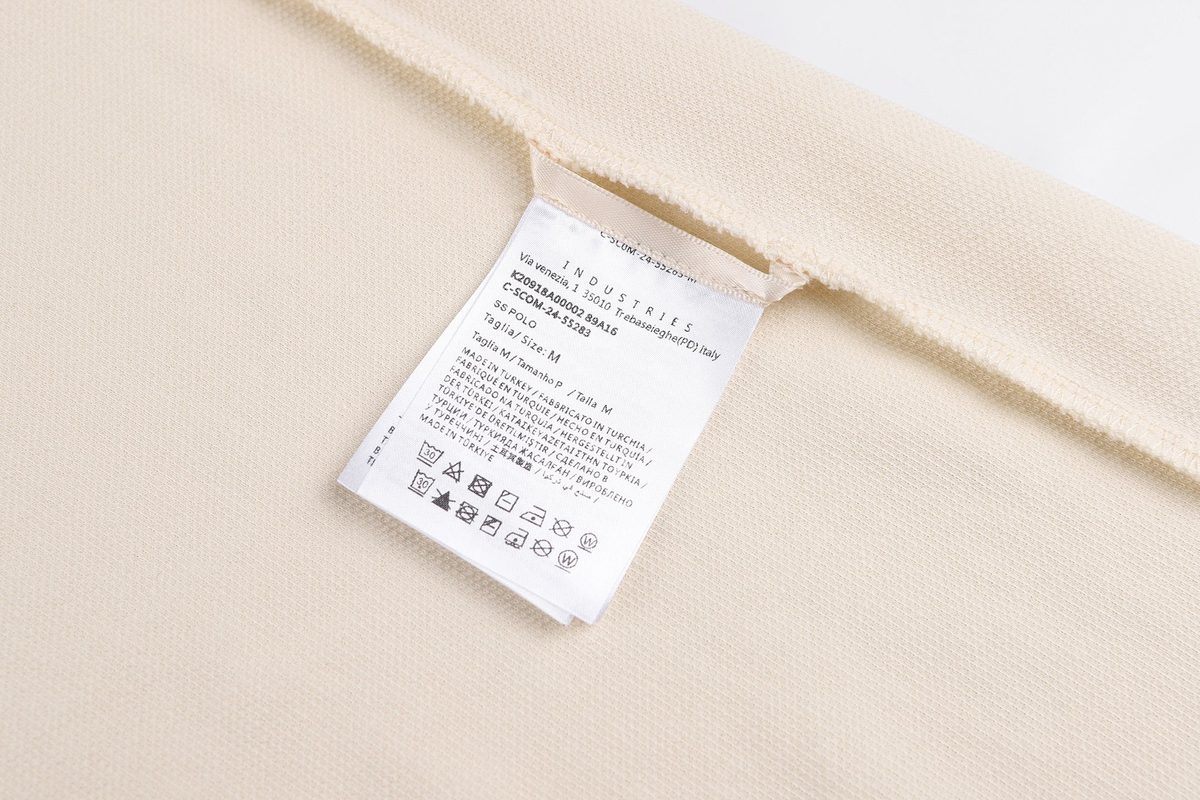 Moncler Letter M Cotton Polo Shirt