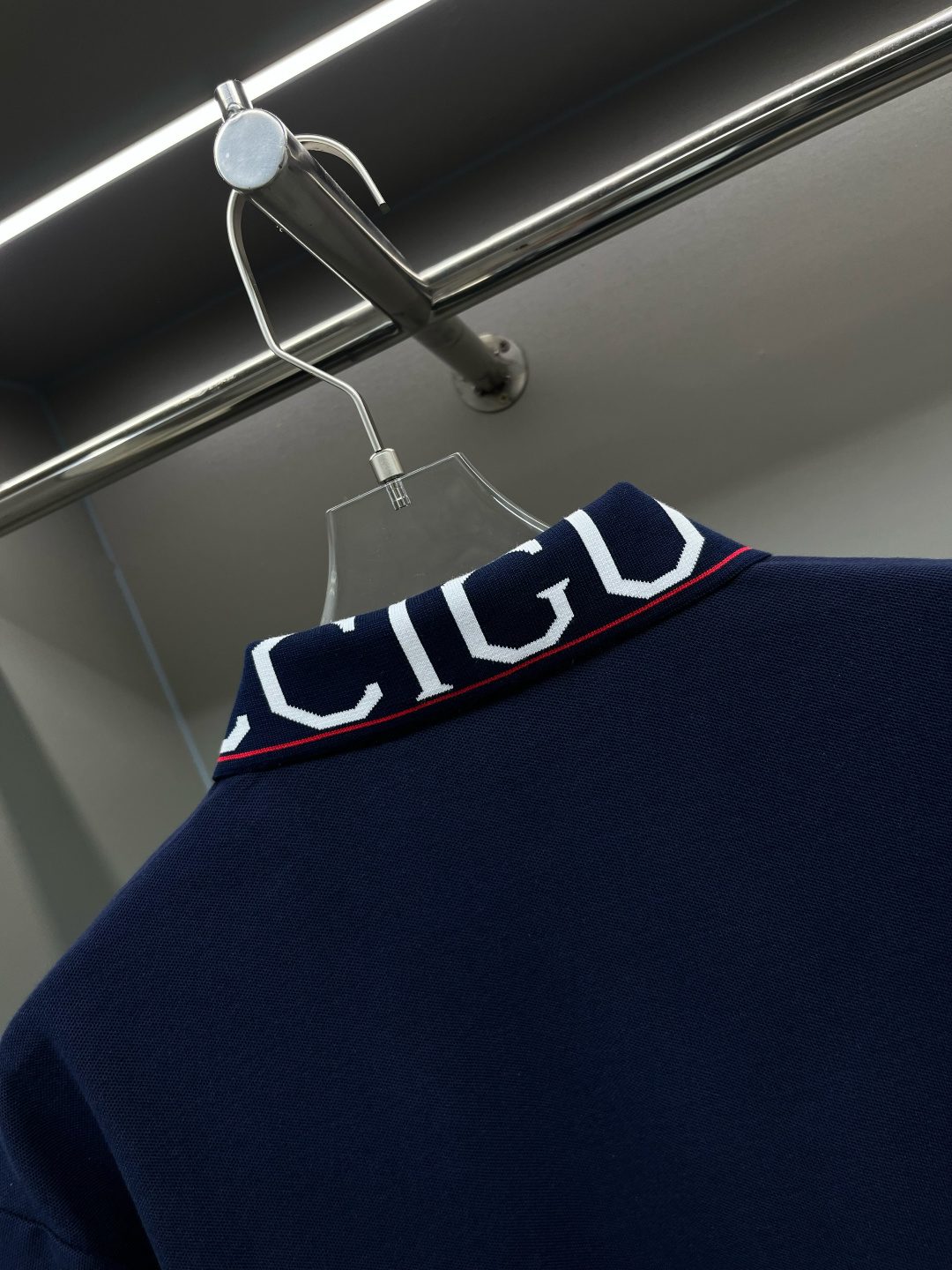 Burberry Monogram Collar Polo Shirt