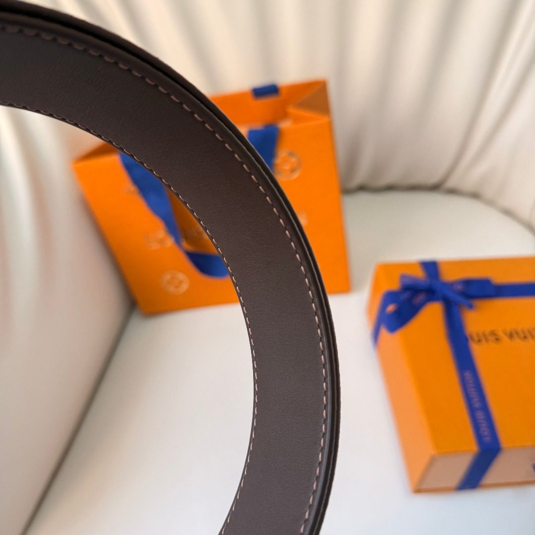 Louis Vuitton Damier Canvas Leather Belt