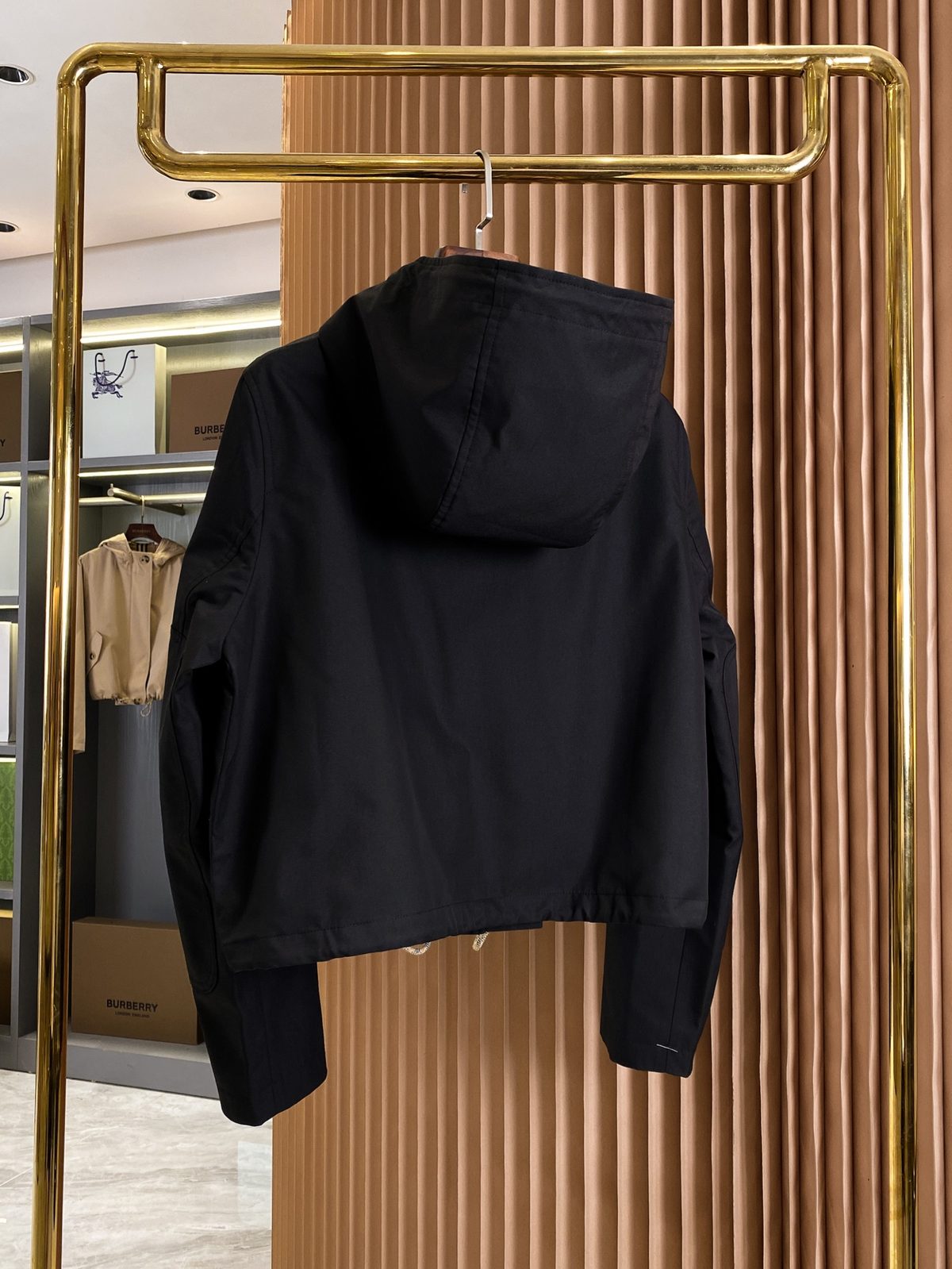 Burberry Short Hooded Windbreaker Jacket