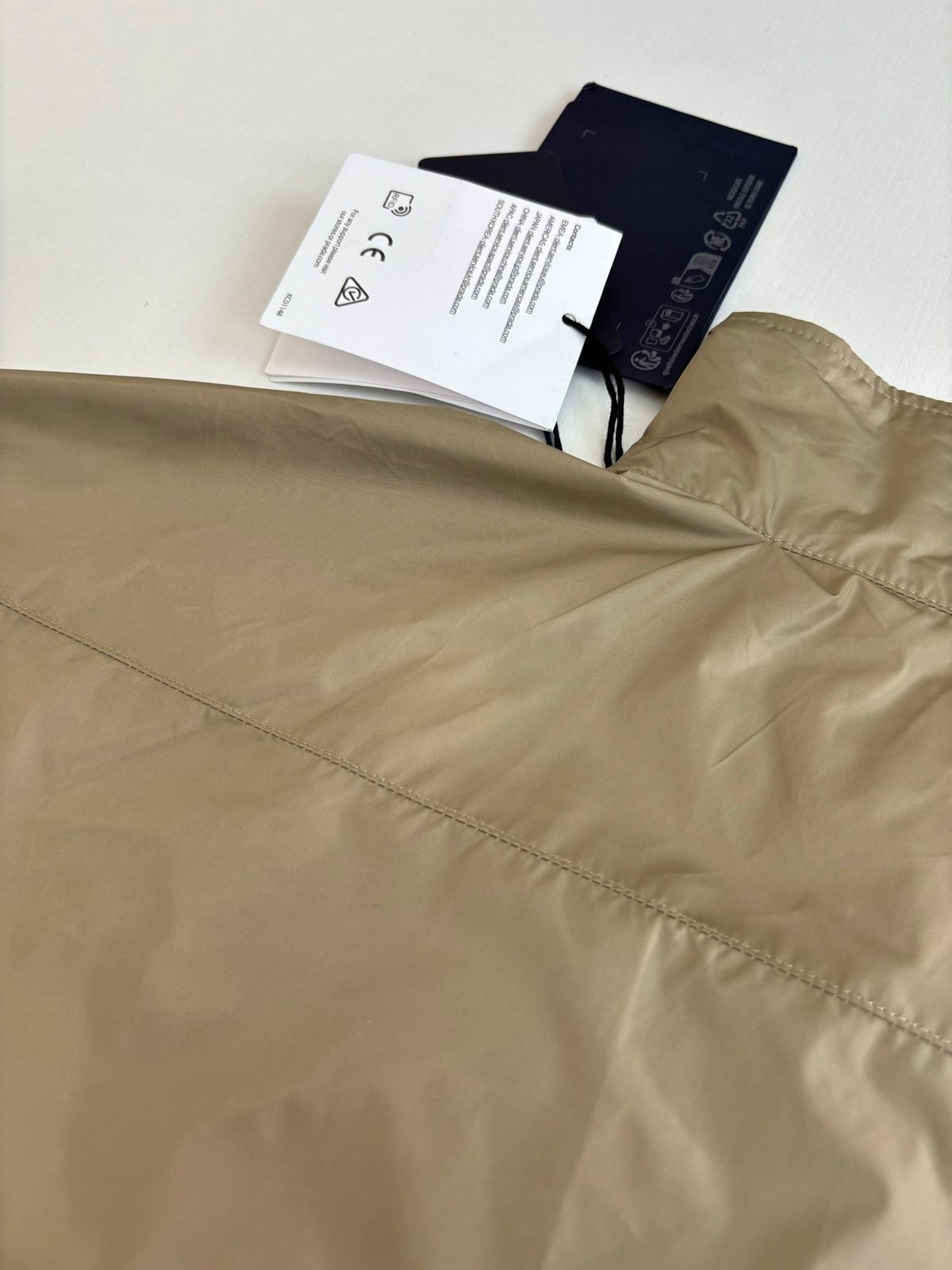 Prada Re-Nylon Beige Puffer Jacket