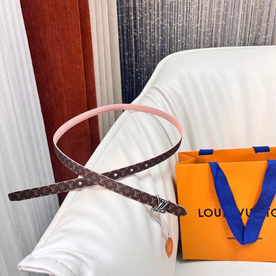 Louis Vuitton Monogram Canvas Leather Belt