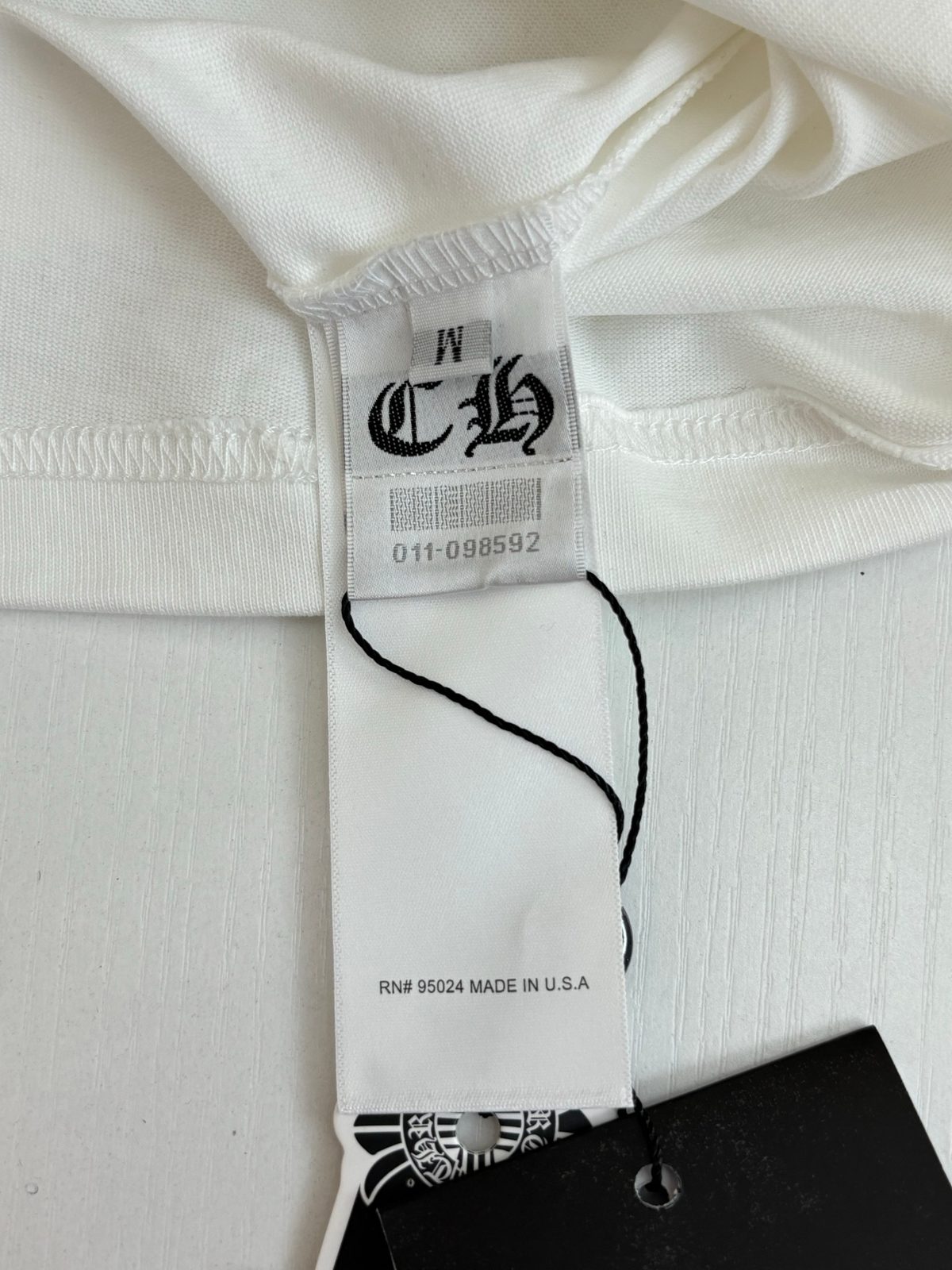 Chrome Hearts Floral Print White T-Shirt