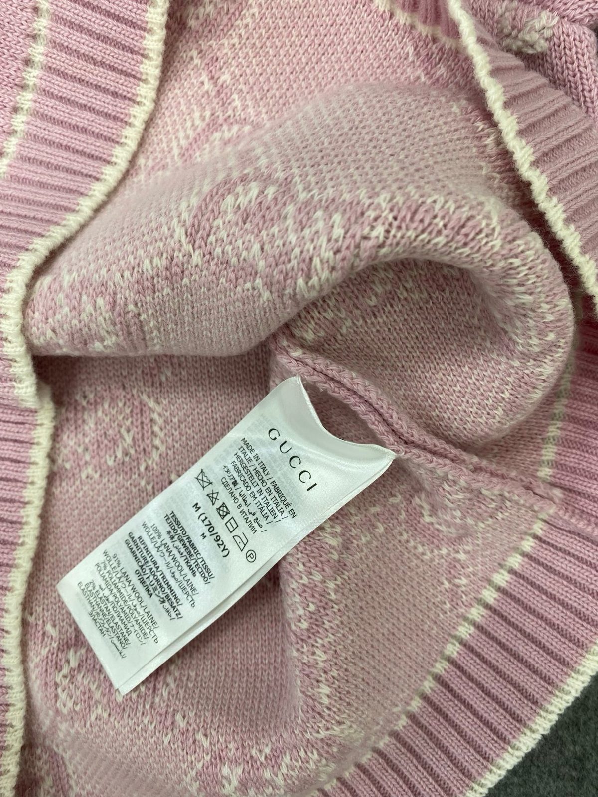Gucci GG Jacquard Crewneck Sweater