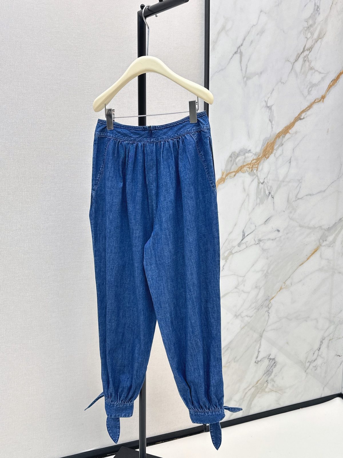 Men's Blue Denim Jogger Pants