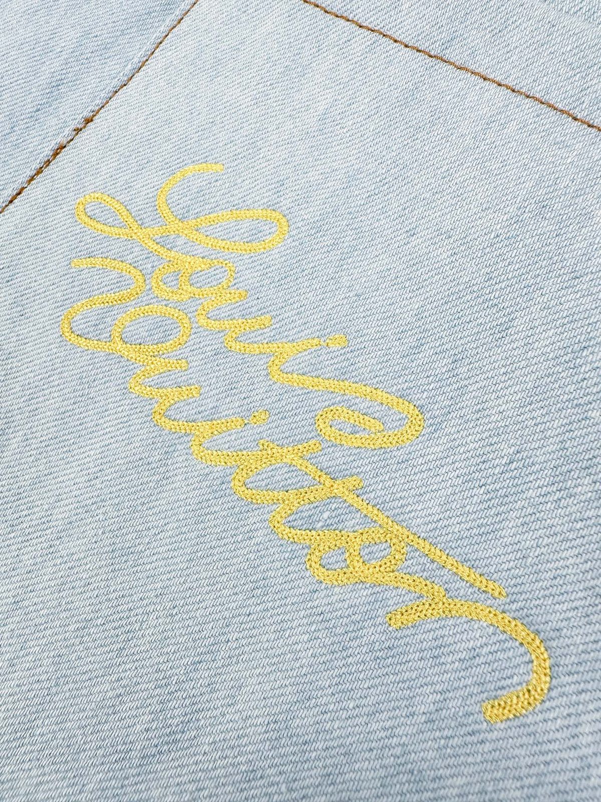 Louis Vuitton Embroidered Denim Shorts