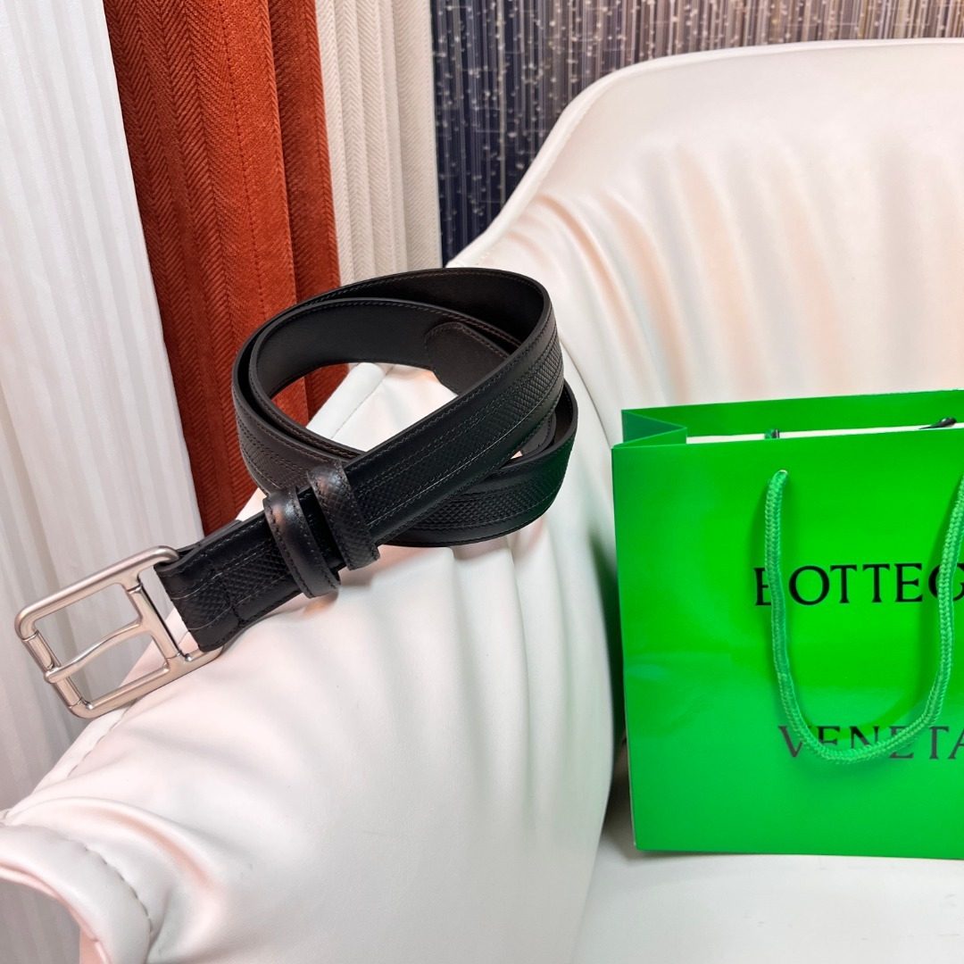 Bottega Veneta Intrecciato Leather Belt