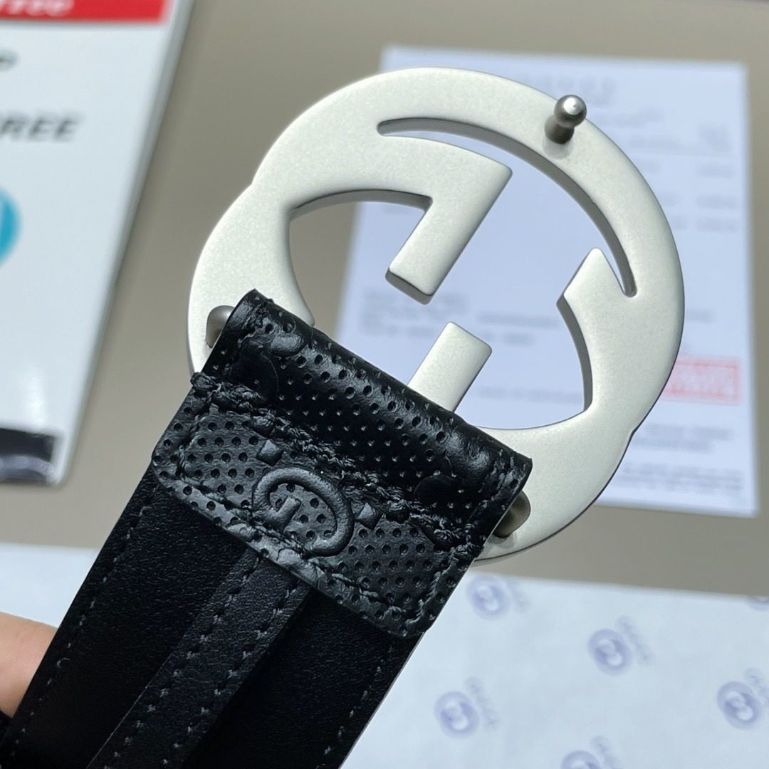 Gucci GG Marmont Leather Belt Black