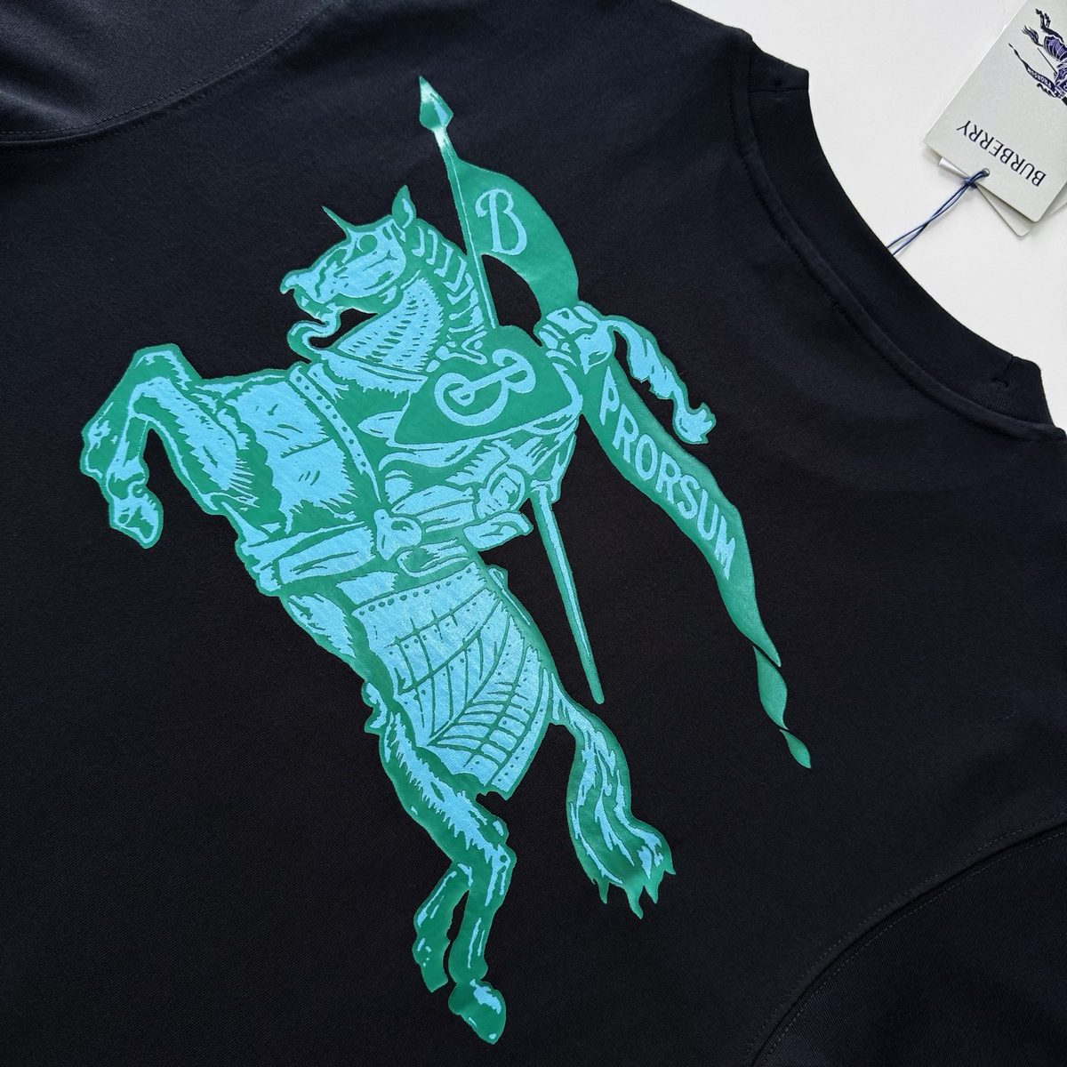 Burberry Equestrian Knight Print T-Shirt