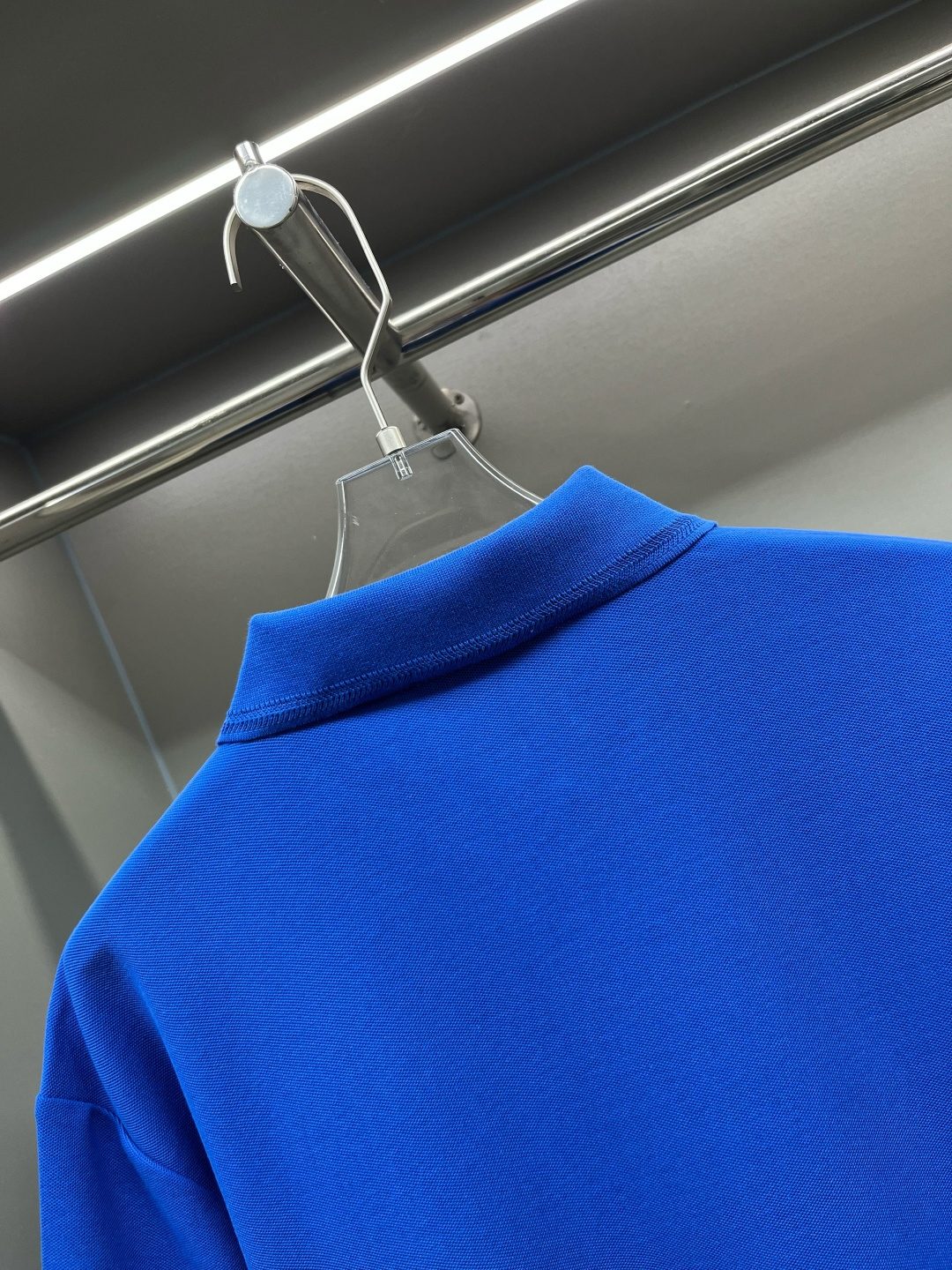 Burberry Blue Cotton Polo Shirt