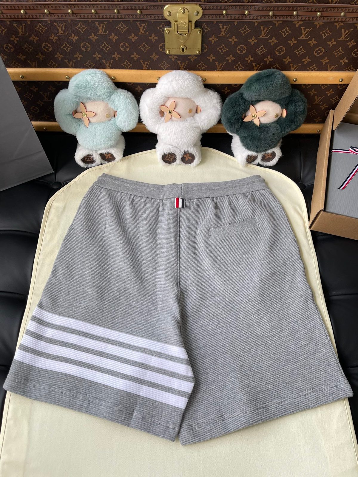 Thom Browne Tricolor Stripe Shorts