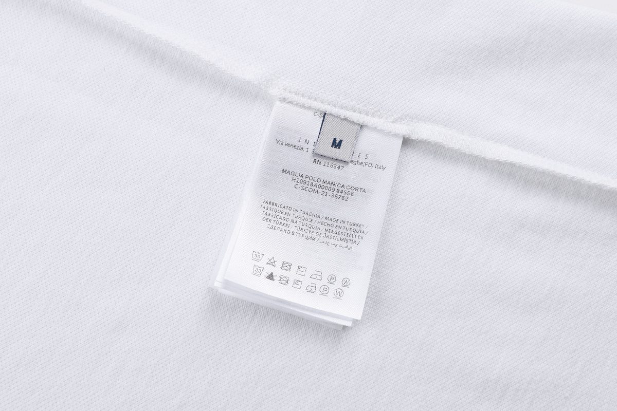 Moncler Logo Patch Cotton Polo Shirt