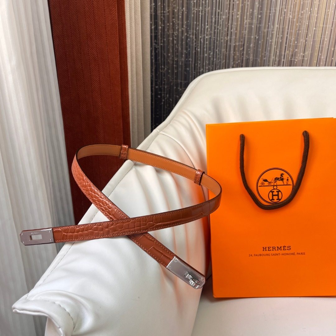 Hermès Crocodile Leather Shoulder Bag