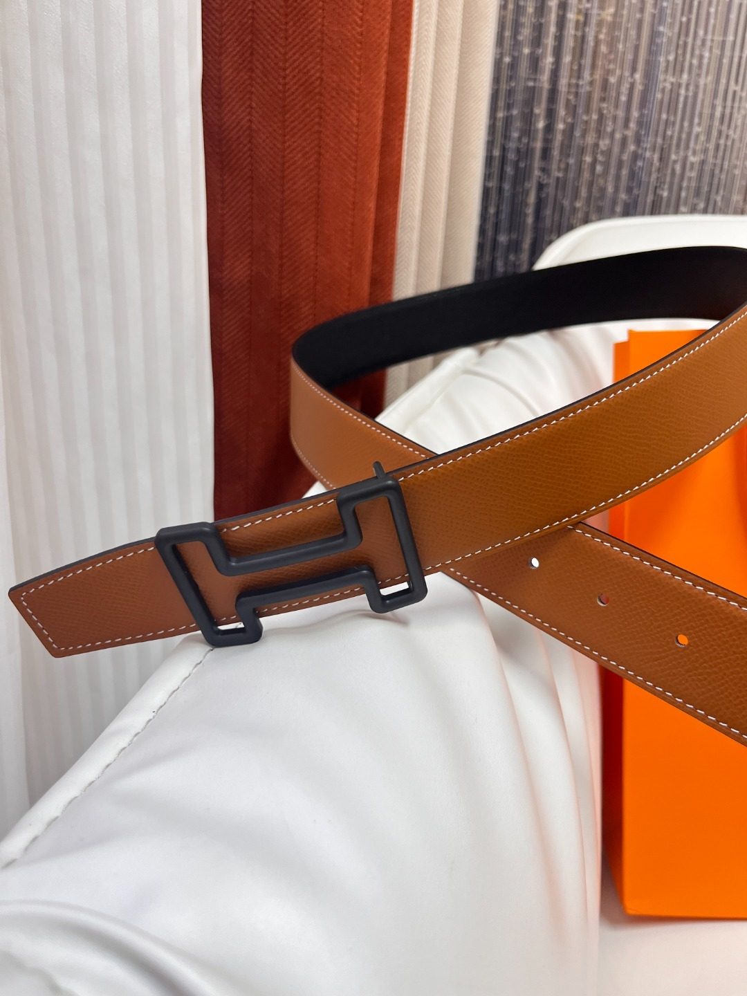 Hermès Reversible Leather Belt