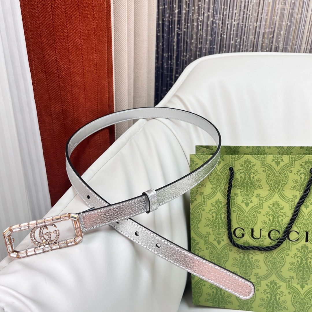 Gucci GG Marmont Leather Belt