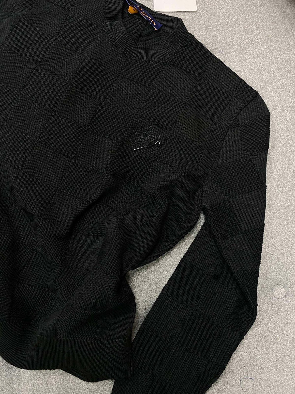 Louis Vuitton Damier Knit Crewneck Sweater