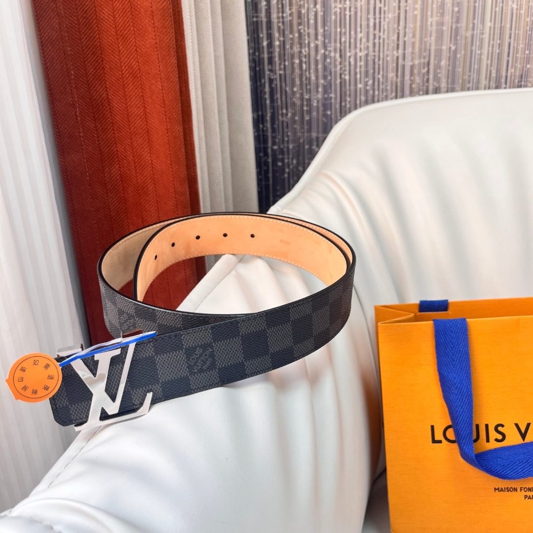Louis Vuitton Damier Graphite Canvas Belt