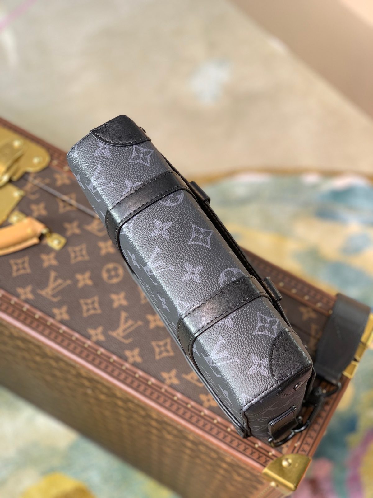 Louis Vuitton Monogram Canvas Trunk Shoulder Bag