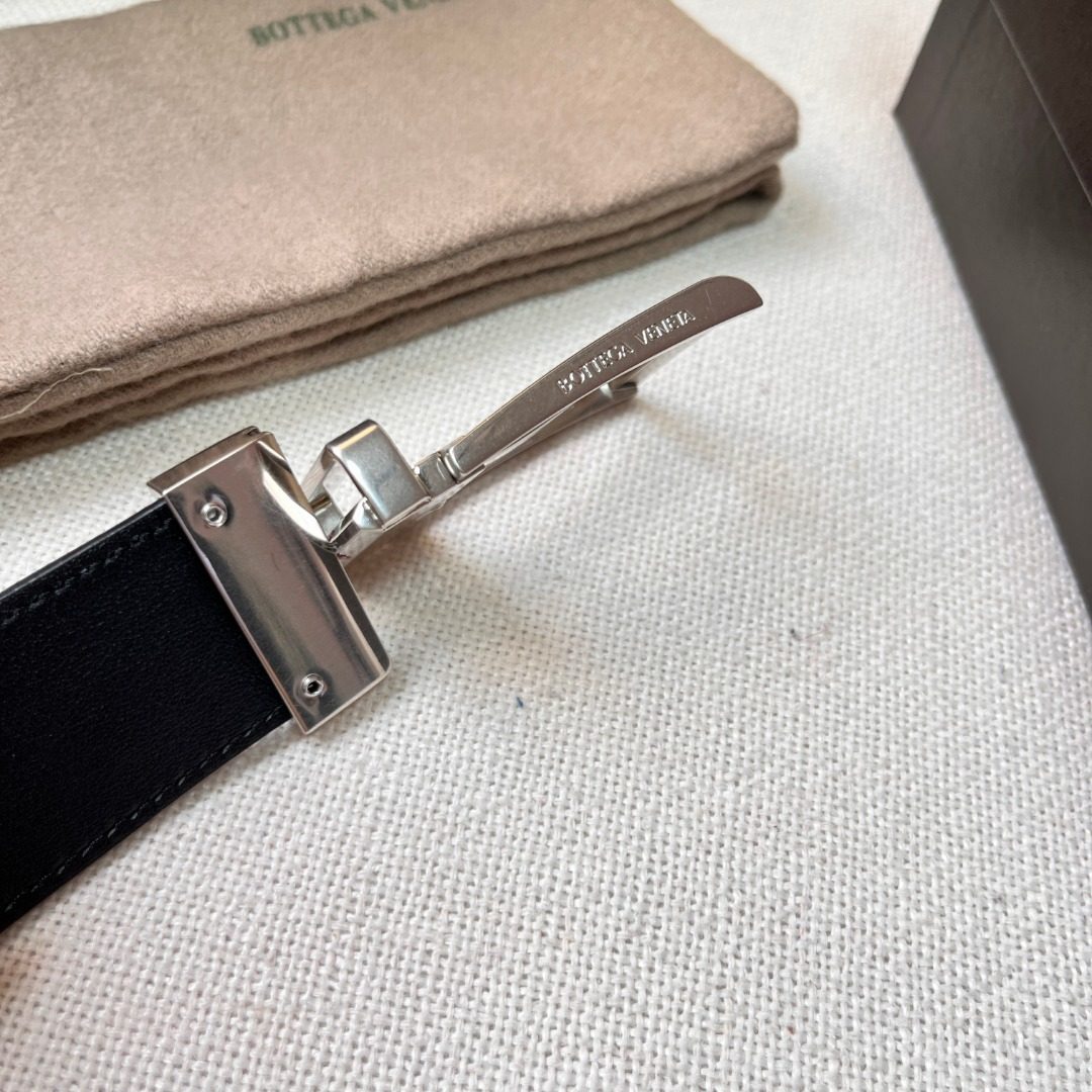 Bottega Veneta Intrecciato Leather Belt