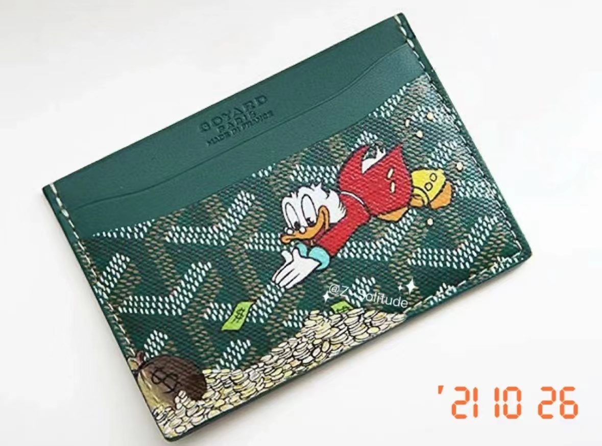 Goyard Disney Donald Duck Card Holder