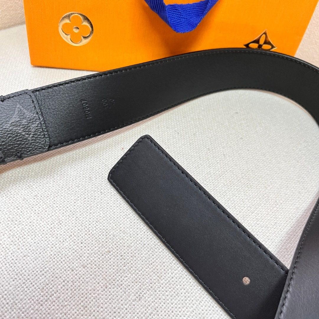 Louis Vuitton Monogram Canvas Leather Belt