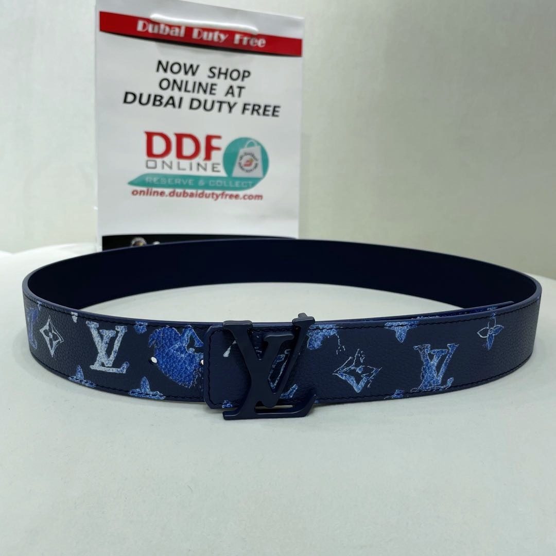 Louis Vuitton Monogram Canvas Leather Belt
