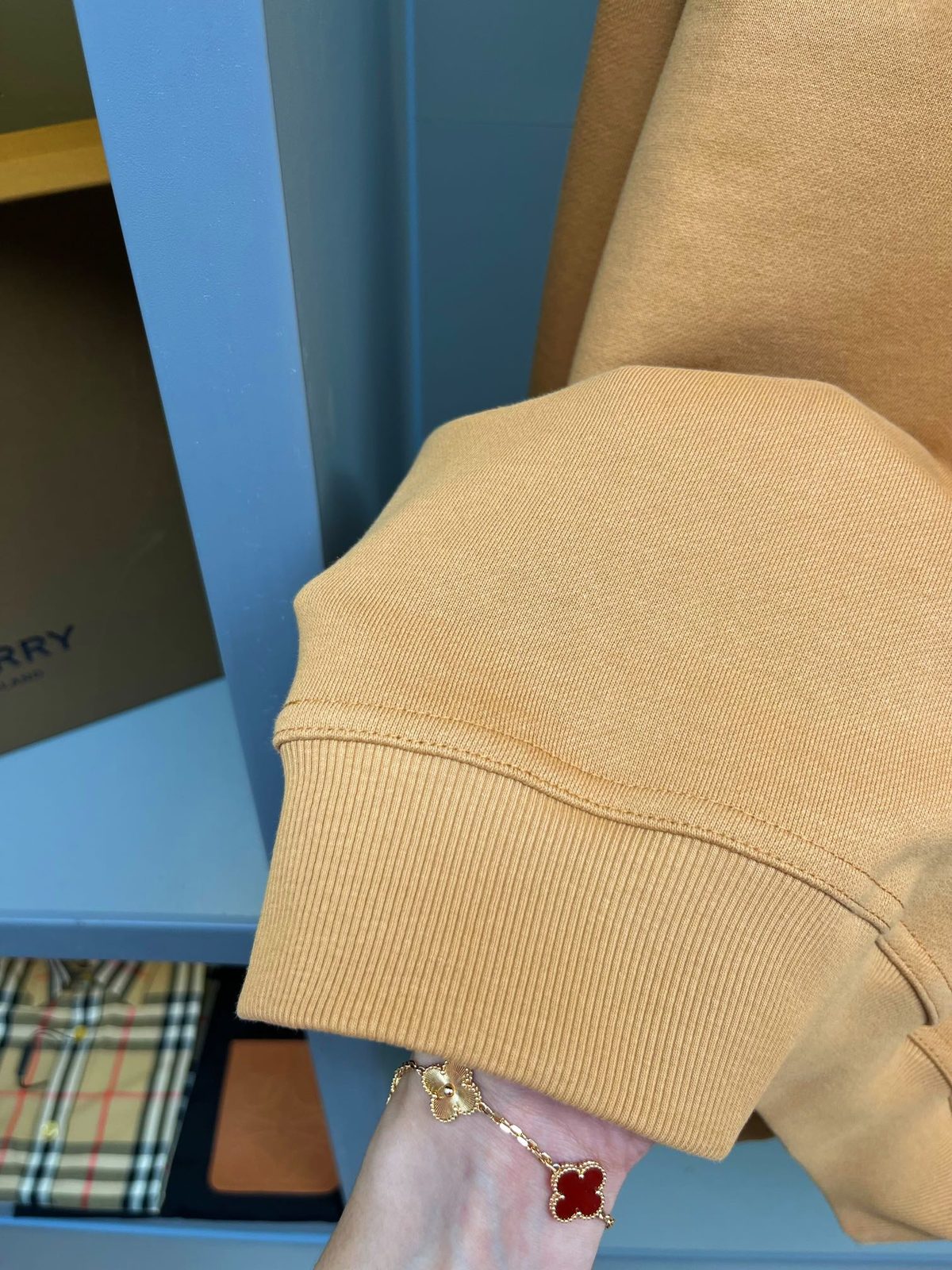 Burberry Camel Crewneck Sweatshirt