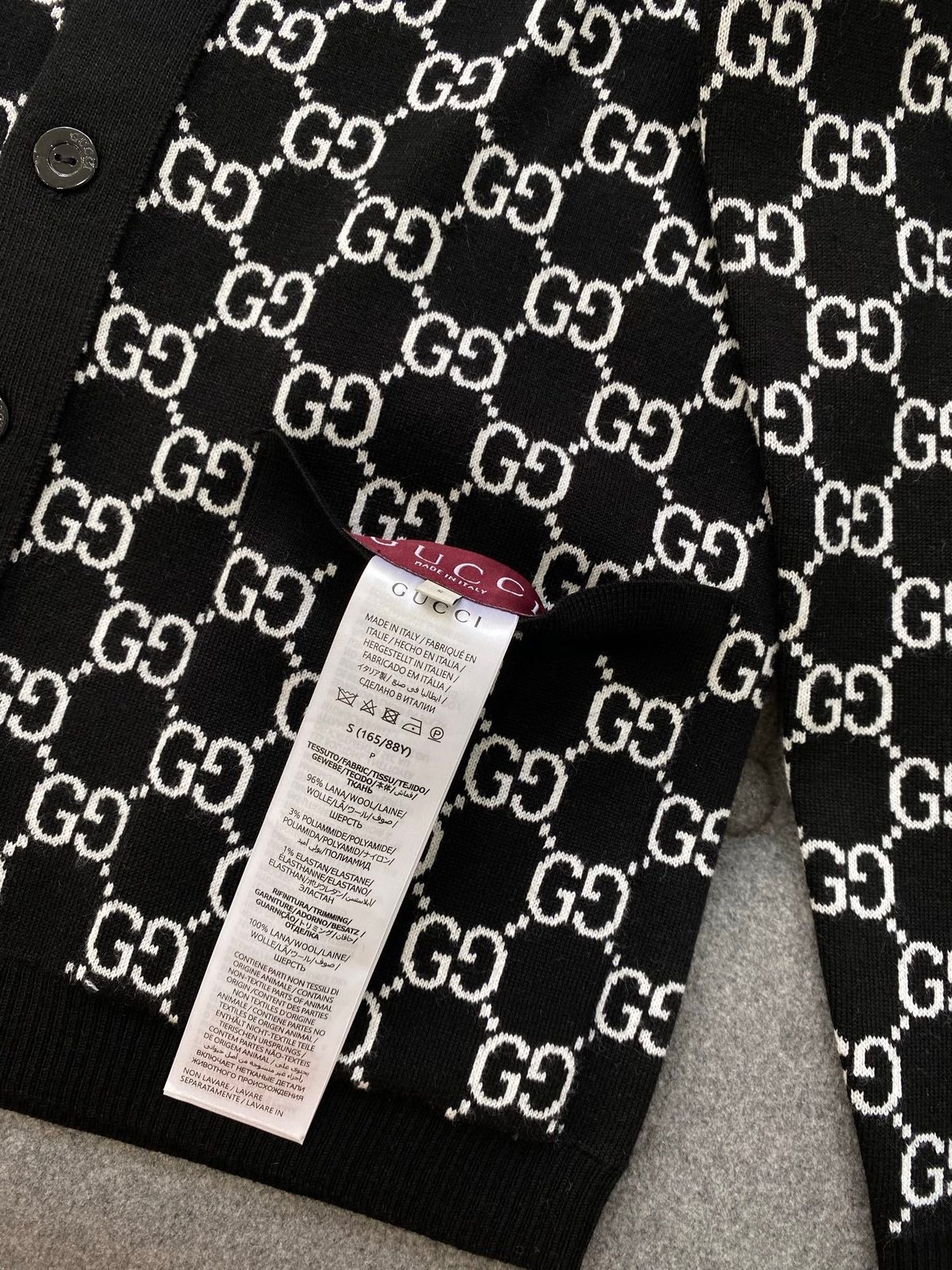 Gucci GG Monogram Wool Blazer