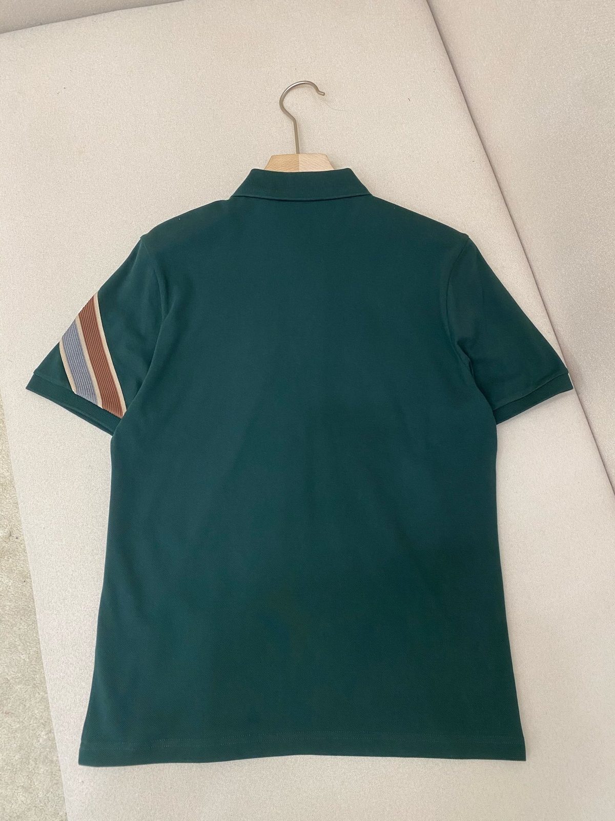 Moncler Striped Sleeve Polo Shirt