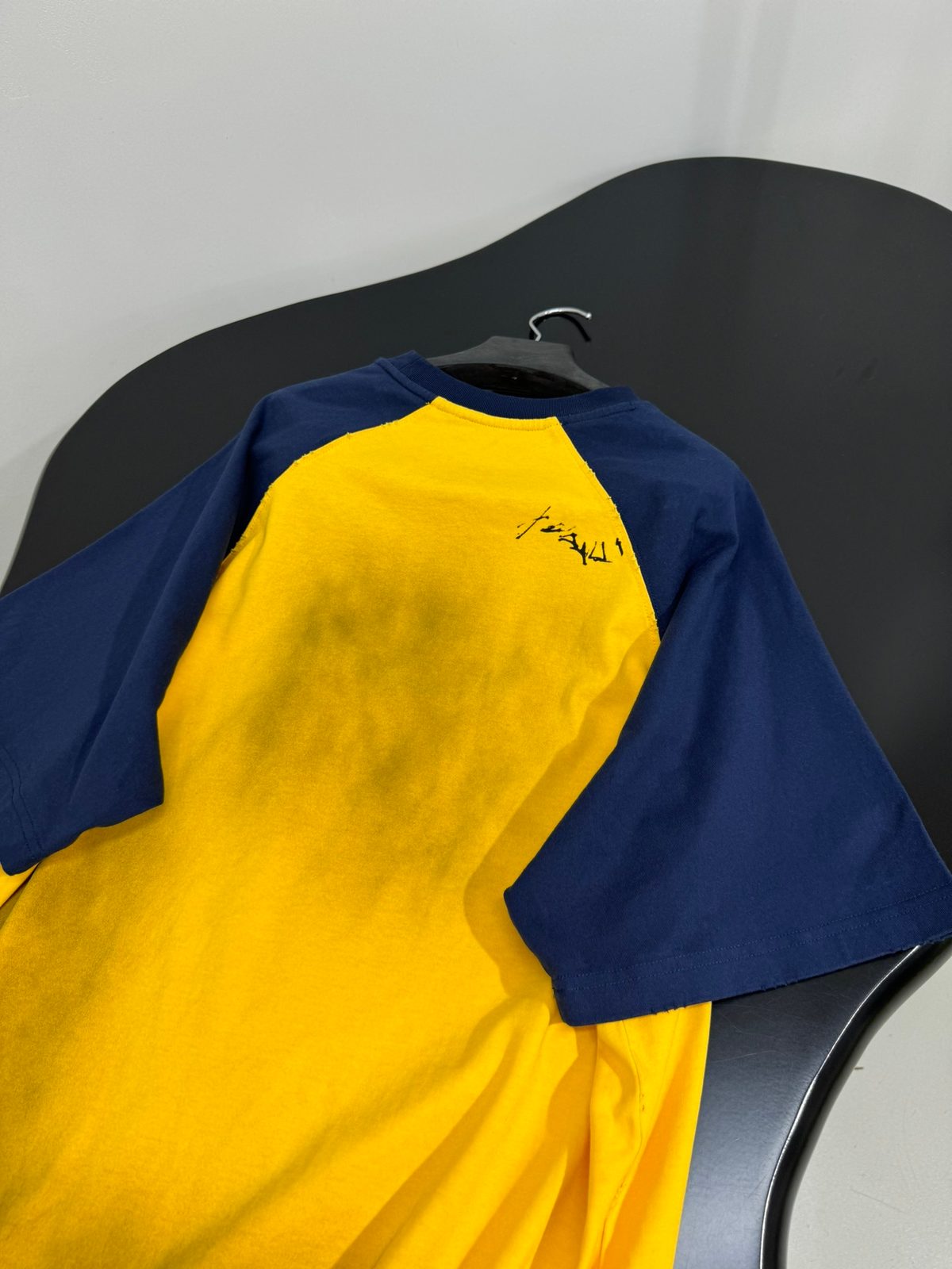 Raglan Colorblock Baseball T-Shirt with Signatures