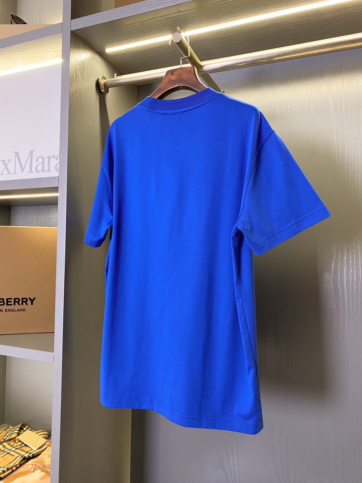 Burberry Logo Print Cotton T-Shirt