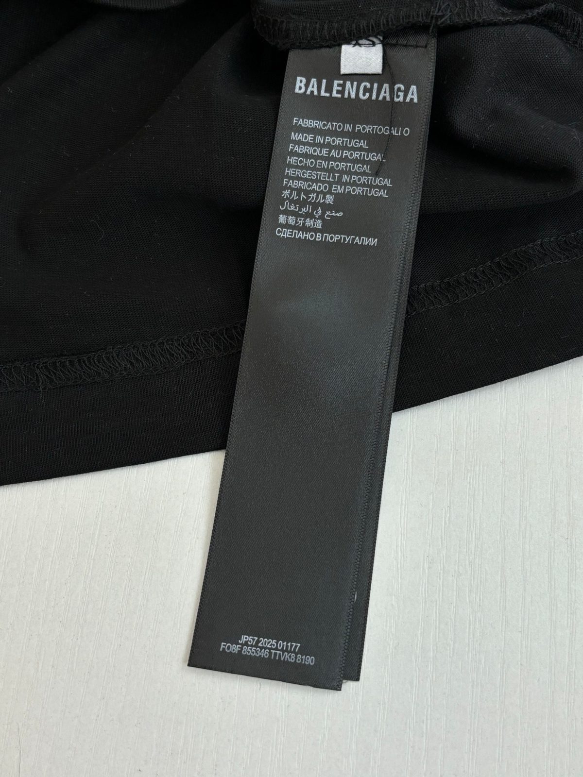 Balenciaga Black Wool Scarf