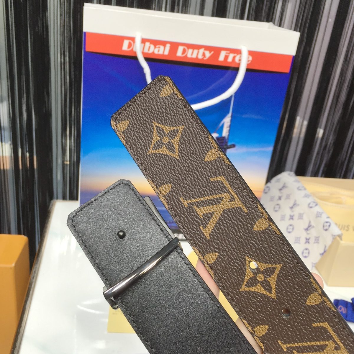 Louis Vuitton Monogram Canvas Belt