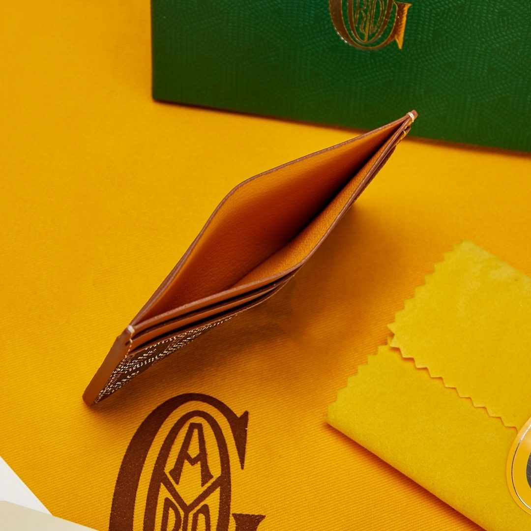 Goyard Monogram Canvas Card Wallet