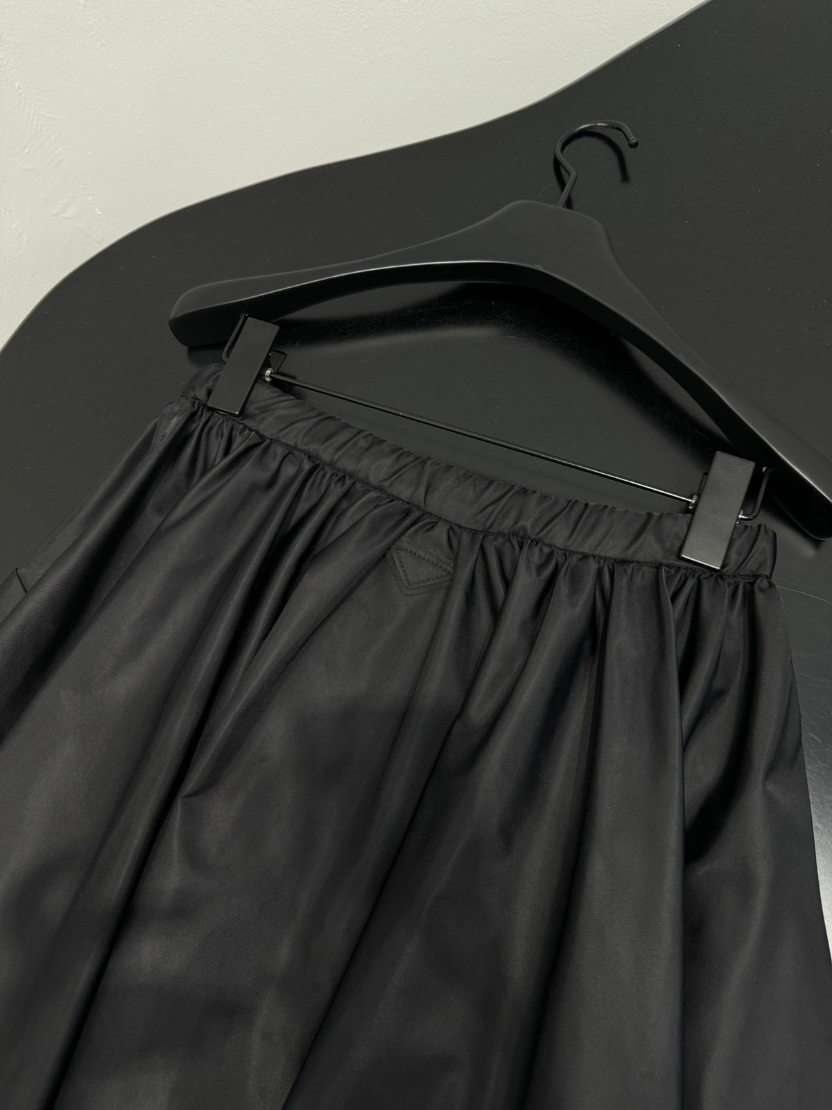 Men's Black Nylon Parachute Pants