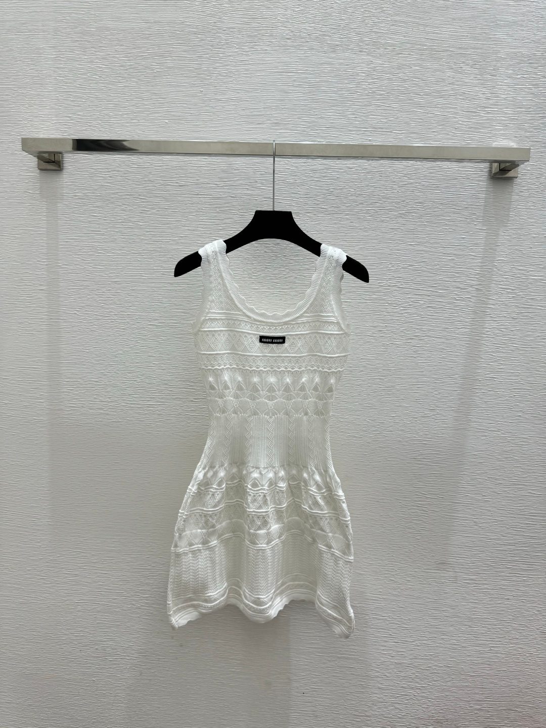 Miu Miu White Knit Tank Dress