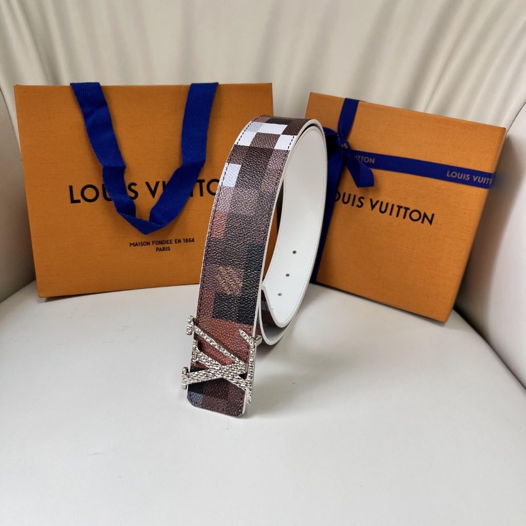 Louis Vuitton Damier Canvas Leather Belt