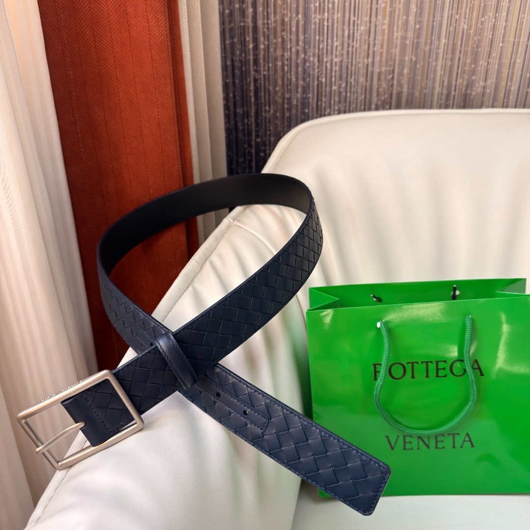 Bottega Veneta Intrecciato Leather Belt