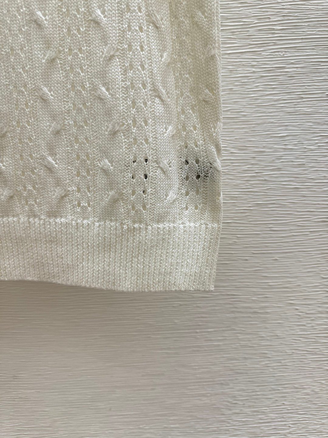 Prada Cable Knit Wool Vest