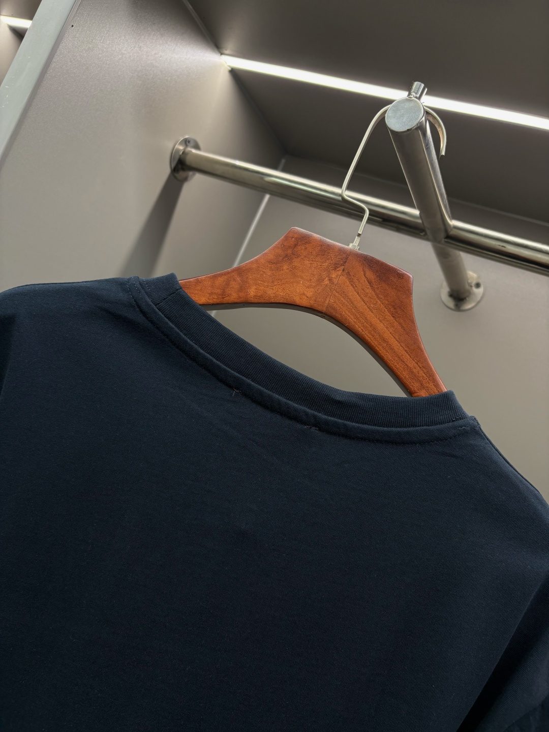Gucci GG Logo Crewneck T-Shirt Navy