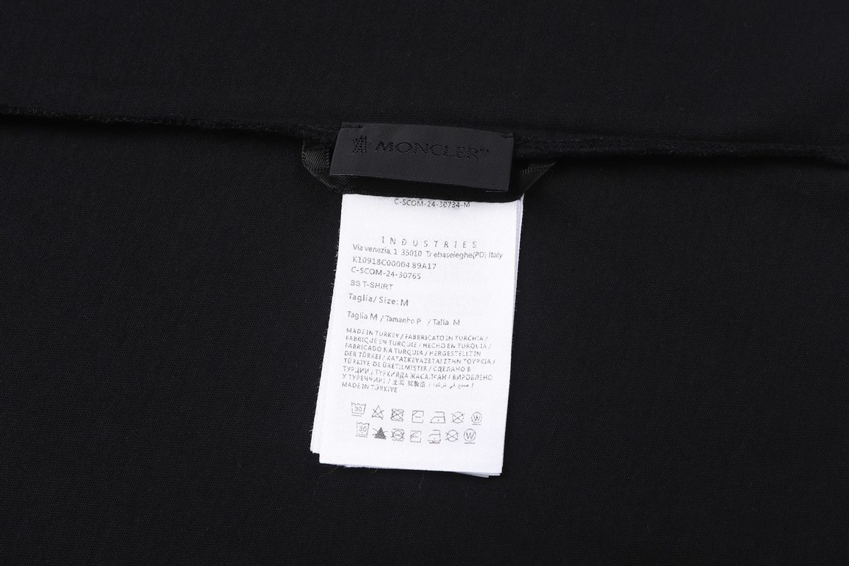 Moncler Black Crewneck T-Shirt