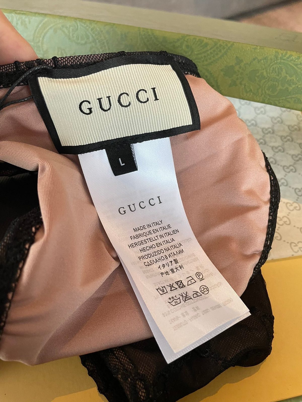 Gucci GG Monogram Briefs with Chain Detail