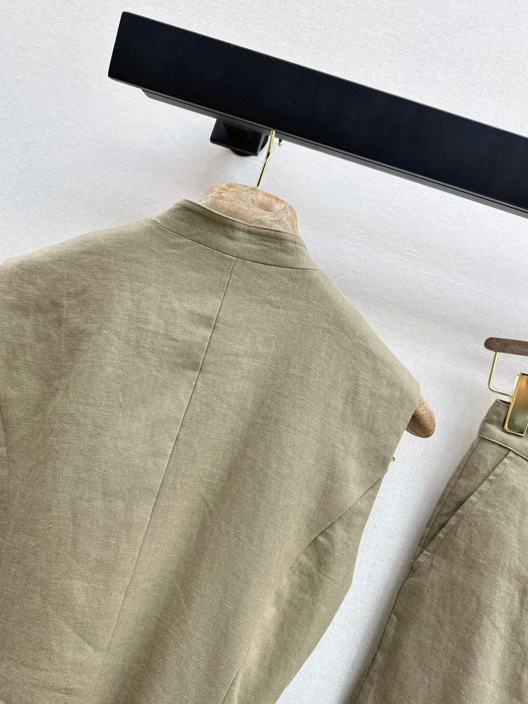 Linen Cargo Vest and Trouser Set
