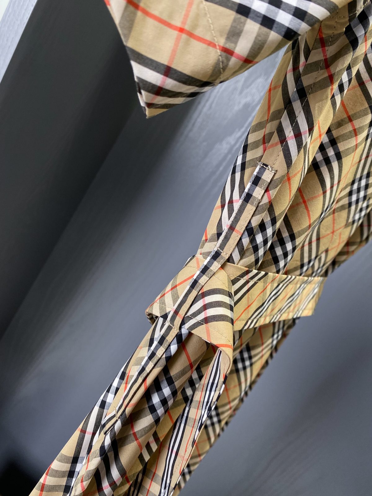 Burberry Vintage Check Cotton Shirt Dress