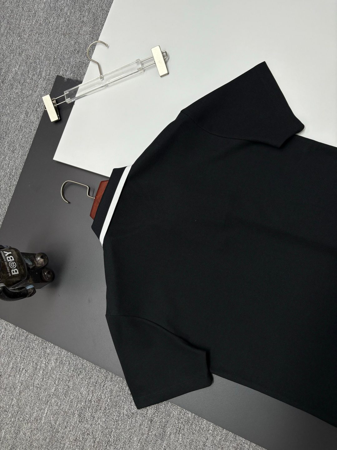 Bobby Bear Logo Black Polo Shirt