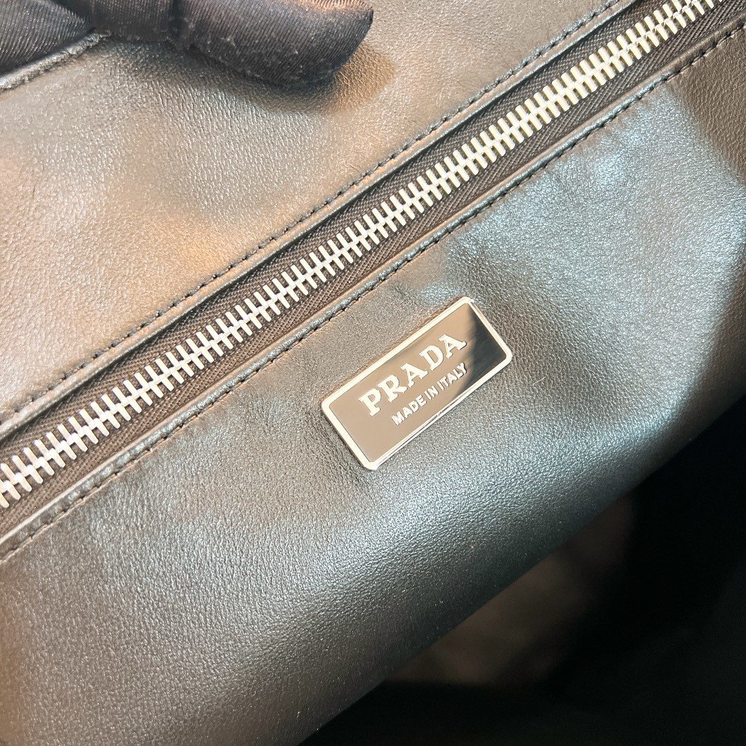 Prada Black Nylon Tote Bag