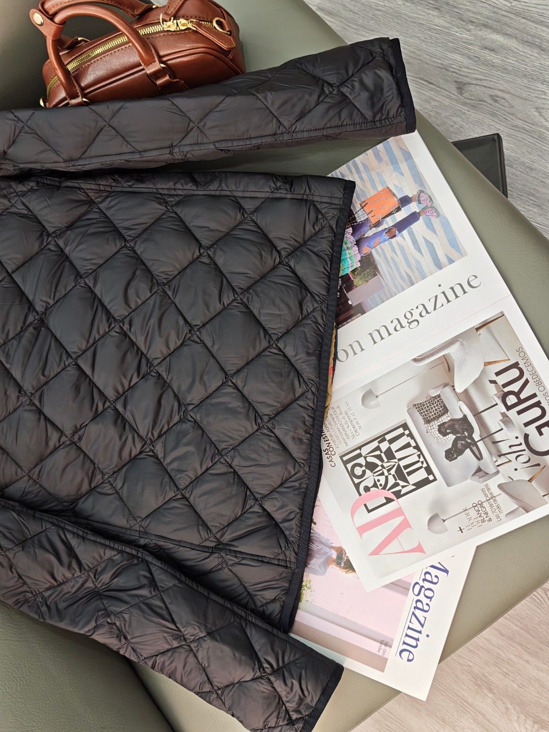 Burberry Quilted Puffer Jacket Black