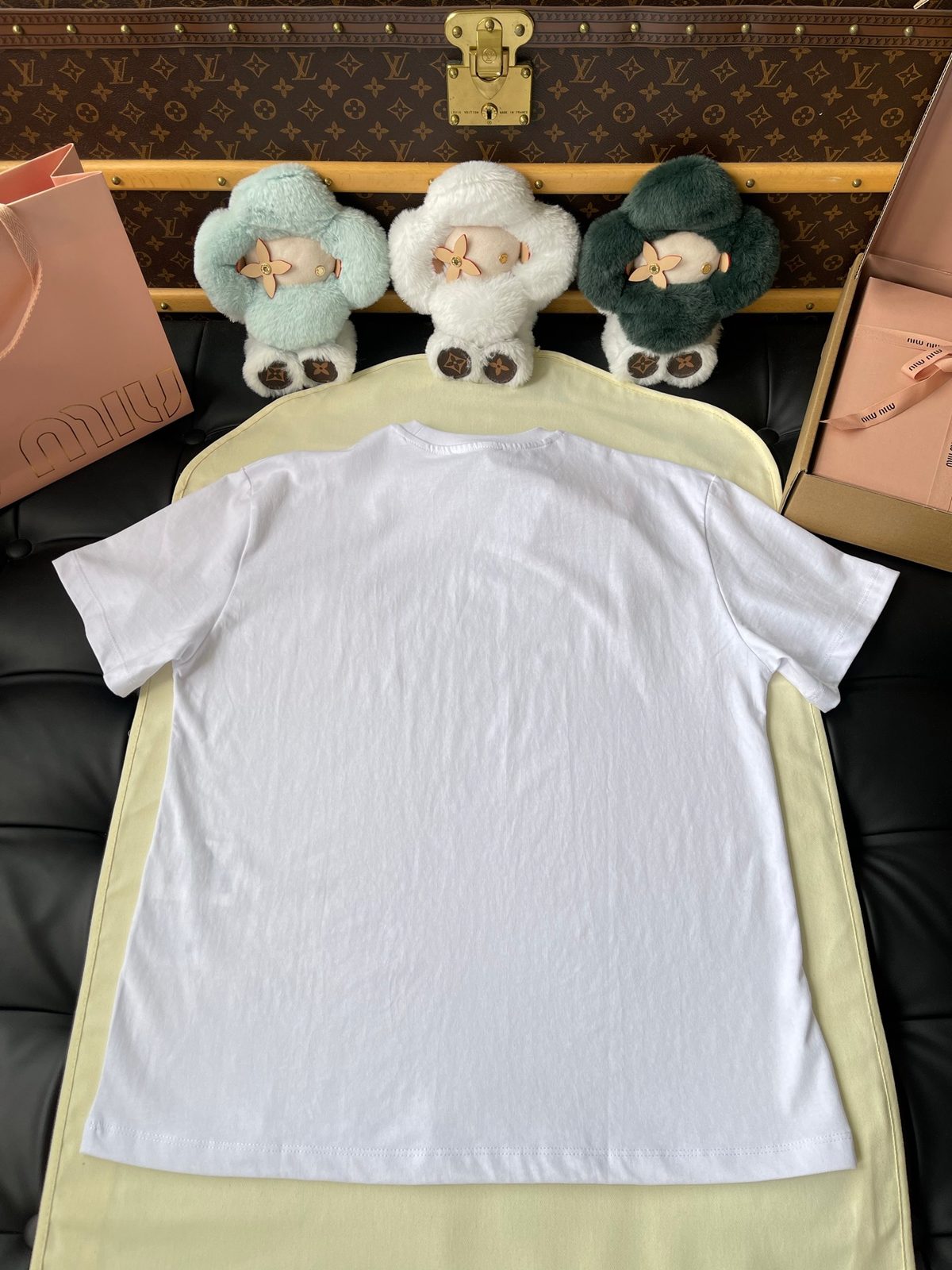 Miu Miu White Crewneck T-Shirt