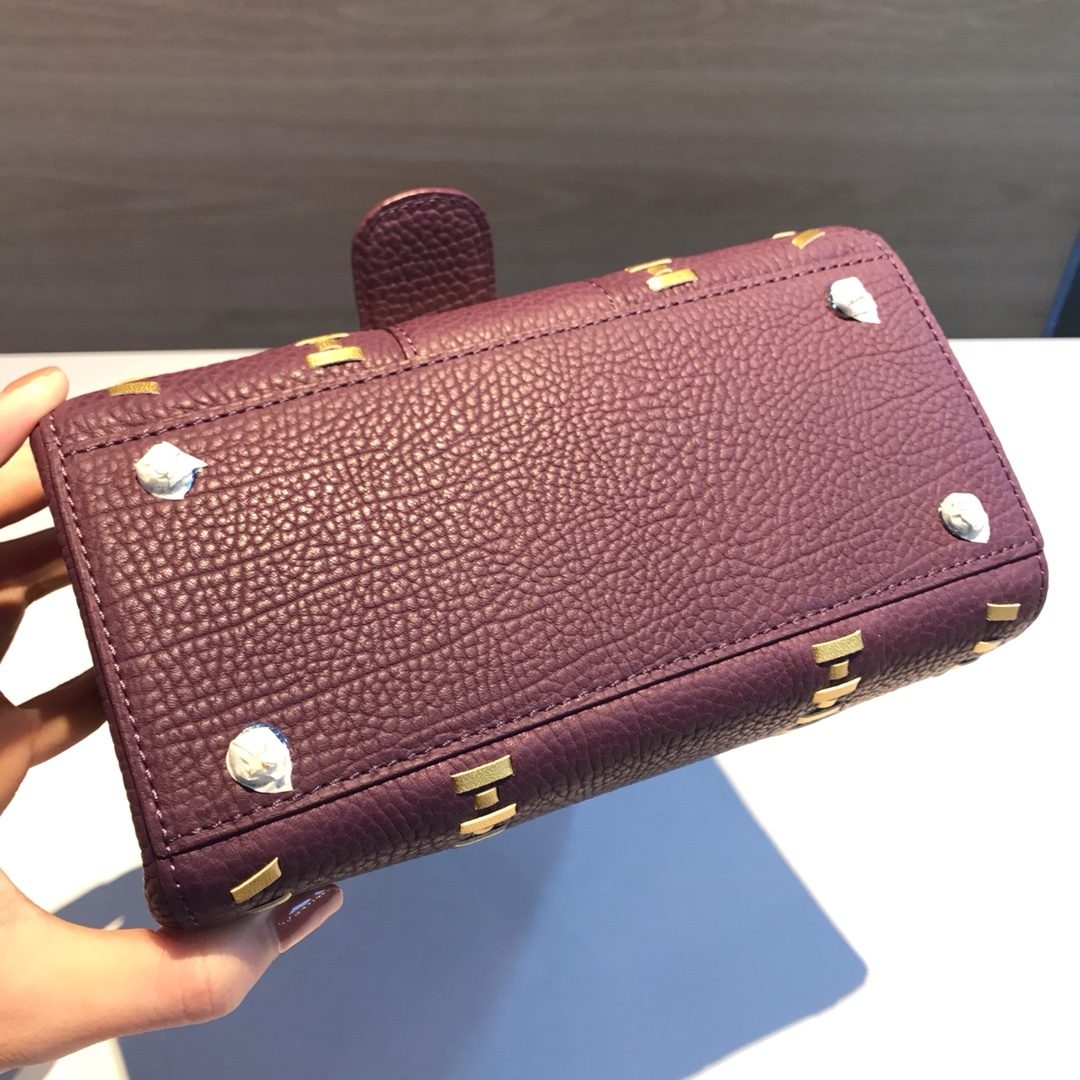 Delyraux Pebbled Leather Crossbody Bag